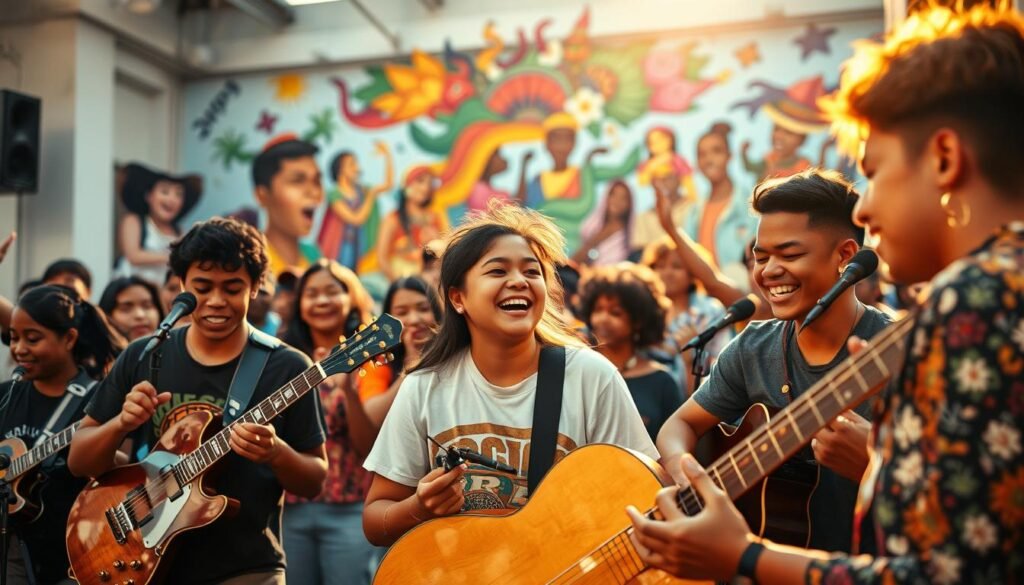 perpaduan seni dan musik