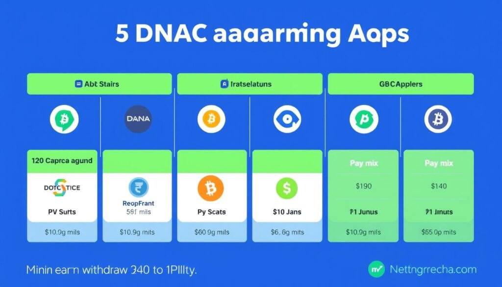 Perbandingan aplikasi penghasil saldo DANA gratis